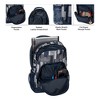 Reinforced and Water Resistant Padded Laptop School Backpack and Insulated Soft Cooler Lunch Bag Set, Space Grey & Navy - 3 of 3