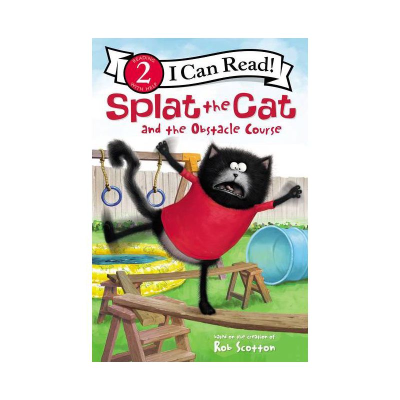 Splat the Cat and the Obstacle Course - (I Can Read Level 2) by Rob Scotton, 1 of 2