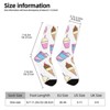 Cute Ice Cream Coke And Donuts Women Printed Crew Socks Funny Funky Socks Soft Polyester Novelty Gifts for Artists Men - 2 of 4