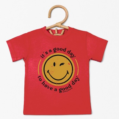 The Juniper Shop SmileyWorld It's A Good Day To Have A Good Day Circle Toddler Short Sleeve Tee
