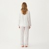 Anna-Kaci Lounge Women's 2-Piece Set Printed Button Front Pajama Top with Contrast Piping and Matching Relaxed Fit Lounge Pants - 4 of 4