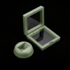Unique Bargains Transparent PE Material Modern Elegant Floating Frame Display Holder Stand 4 Pcs - 4 of 4