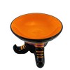 Transpac 4.5 Inch Small Candy Dish With Witch Boot Base Boots Orange Purple Black Candy Dishes - 2 of 3
