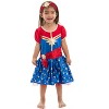 Marvel Avengers Captain Marvel Girls Cosplay Dress Newborn to Infant - 2 of 4