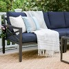 Leisure Made Blakely 5pc Aluminum Sectional in Navy Fabric - 3 of 4