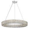 LamQee Modern Crystal Chandeliers for Dining Room, Luxury Crystal Chandelier Light Fixtures Dimmable LED Ring Pendant Light with Remote Control - 2 of 4