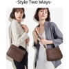BEAFUP Women's Medium Crossbody Bag - A Stylish and Functional Shoulder Handbag with Multi-Zipper Pockets, Perfect for Everyday Use - 2 of 4