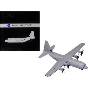 Lockheed C-130J Super Hercules Transport Aircraft "British Royal Air Force" Gray 1/200 Diecast Model Airplane by GeminiJets - 1 of 3