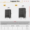 Grungis 2 Piece Bag and Luggage Set with Bags Expanable Spinner Wheels,ABS Lightweight Suitcase Luggage with TSA Lock,20Inch+24Inch - 3 of 4