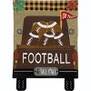 Football Truck Burlap Fall Garden Flag Pickup Sports 18" x 12.5" Briarwood Lane - 3 of 4