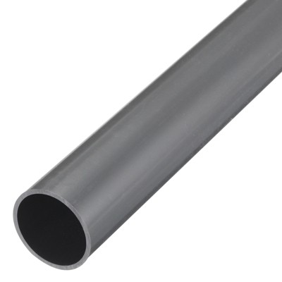 Unique Bargains High Impact Water Plumb Cable Sleeve PVC Rigid Round Pipes 20" Length