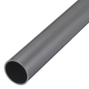 Unique Bargains High Impact Water Plumb Cable Sleeve PVC Rigid Round Pipes 20" Length - 1 of 4