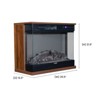Equator 26 inch Freestanding Portable Fireplace Only Heat or 7 Color LED Remote 110V - 3 of 4