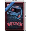 Trends International MLB Boston Red Sox - Neon Helmet 23 Unframed Wall Poster Prints - 3 of 4
