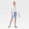 Girls' Mid-Rise Bermuda Jean Shorts - Cat & Jack™ - 3 of 3