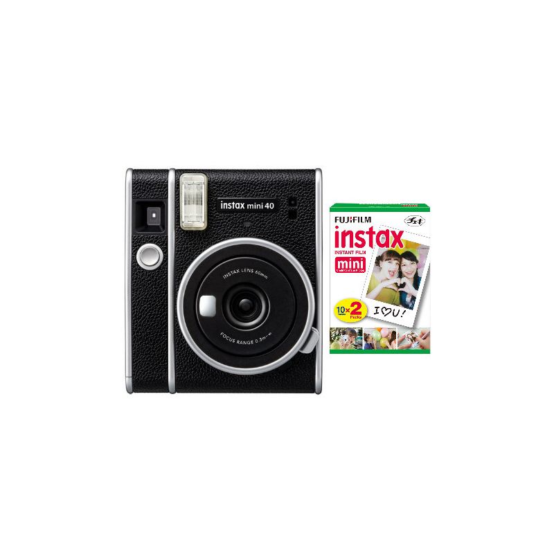 Fujifilm Instax Mini 40 Instant Film Camera with Twin Film Pack (20 Exposures), 1 of 4