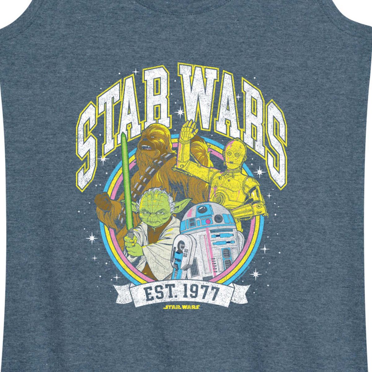 Women's - Star Wars - Characters Collegiate Logo Graphic Racerback Tank - thumbnail 2
