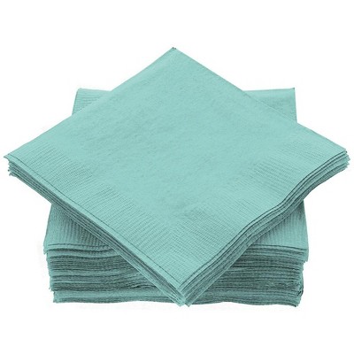 SparkSettings Beverage Napkins, 5” x 5” 2 Ply Paper Napkins, Pack of 100