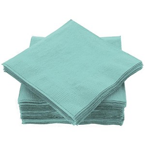 SparkSettings Beverage Napkins, 5” x 5” 2 Ply Paper Napkins, Pack of 100 - 1 of 4