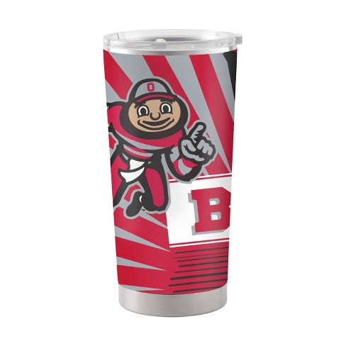 Tervis Ohio State Buckeyes Mascot Colossal Tumbler with Wrap  and Red Lid 16oz, Clear: Tumblers & Water Glasses