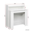 NicBex Multifunctional Extendable Console Table, Convertible to 118.5" Dining Table, Modern Rectangular Dining Table for 8, Convertible Table - 3 of 4