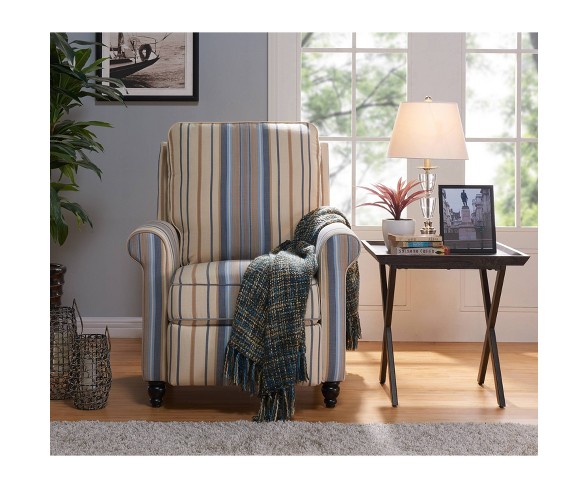 Prolounger Push Back Recliner Chair Blue - Handy Living