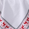 Rudolph Holiday Quilted Throw White - Levtex Home - 3 of 3