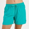 Calypsa Women's Plus Size Chlorine Resistant 4" Board Shorts - 4 of 4