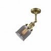 Bell - 1 Light Semi-Flush Mount In Industrial Style-13.5 Inches Tall and 5 Inches Wide - 3 of 3