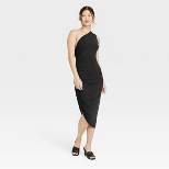 Women's Sleeveless One Shoulder Knit Bodycon Dress - A New Day™