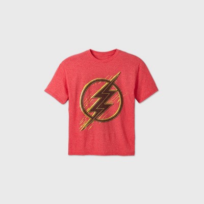 Boys Flash Folded Short Sleeve Graphic T Shirt Red Target - flash t shirt roblox