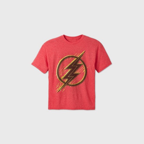 Boys Flash Folded Short Sleeve Graphic T Shirt Red Target - the flash roblox shirt