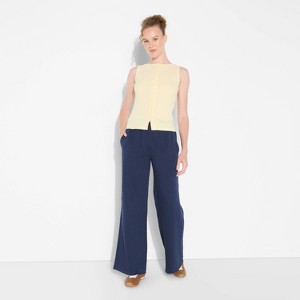 Women's Mid-Rise Wide Leg Sweatpants - Wild Fable™ - 1 of 3
