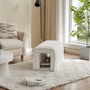 Ottoman Bench Storage,Foot Stool Corduroy Bench Cat's Nest To Hide-Maison Boucle - 2 of 4