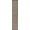 Unique Loom Laurel Handwoven Jute Collection Area Rug - Haven (2' 7" x 12' Runner Black and White) - 2 of 4