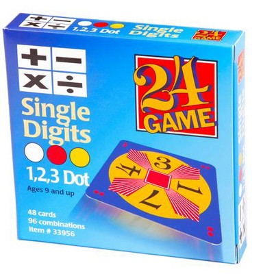 24 Game Cards Original Double Digits, 48 Card Set