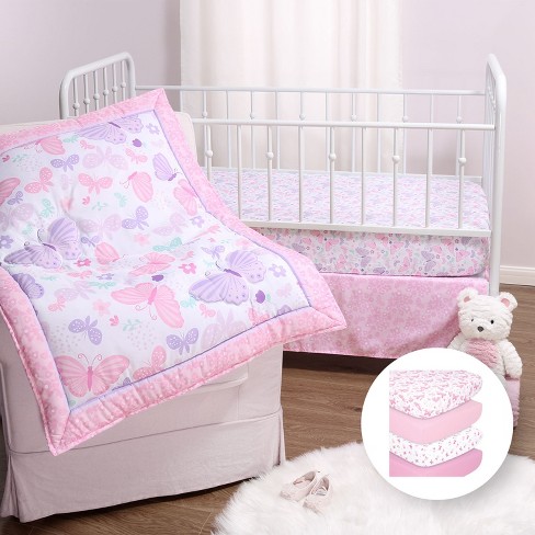 Crib set girl on sale