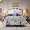 LIVN CO. 5-Piece All-Over Botanical Printed Cotton Duvet Cover Set - 2 of 4