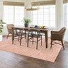 Coolmee Machine Washable Area Rug for Living Room Non-Slip Modern Abstract Accent Throw Floor Carpet for Bedroom Dining Room - 3 of 4