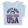 Collections Etc Betty Boop USA Patriotic Short Sleeve Graphic T-Shirt - 3 of 4