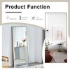FURNIinspire Full Length Mirrors Floor Standing Wall Mirror, Bedroom Foyer Clothing Store Wall Mounted Mirror, Wooden Frame Square Brown 31.4"*71" - 2 of 4