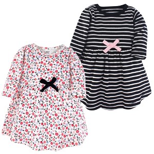 Luvable Friends Touched by Nature Long-Sleeve Dresses 2pk Set - 1 of 2