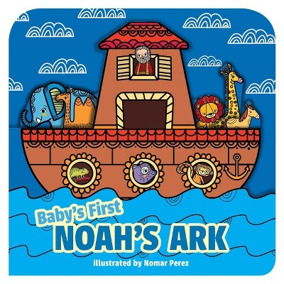 Baby's First Noah's Ark (a Boat-Shaped Novelty Board Book for Toddlers) - by  Little Bee Books