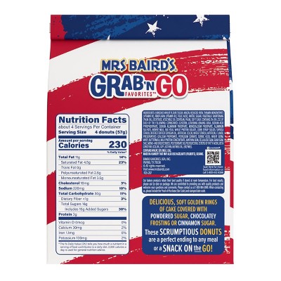 Mrs Baird's Mini Powdered Donuts Bag - 9oz