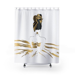 Pardon My Fro Shower Curtain - 1 of 4