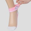 Alilang Women's Thin Semitransparent No - Show Socks 5pk Non-slip and Sweat-absorbent - 2 of 4