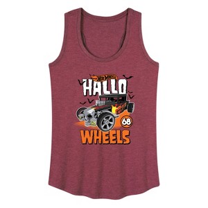 Women's - Hot Wheels - Hallo Wheels Graphic Racerback Tank - 1 of 4