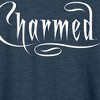 Women's - Charmed - Simple Logo Lightweight French Terry Wide Neck Long Sleeve Shirt - 2 of 4