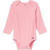 Modern Moments by Gerber Baby Girl 4-Piece Long Sleeve Bodysuits and Cozy Pants Set, Pink, 0-3 months - 3 of 4