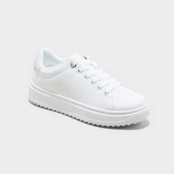 Women's Peggy Sneakers - A New Day™ White/Cream